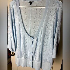 Torrid Crop Cardigan / Button Shrug